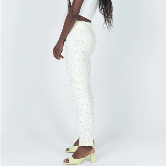 Princess Polly Abbie Pants Cream Floral - Picture 3 of 4